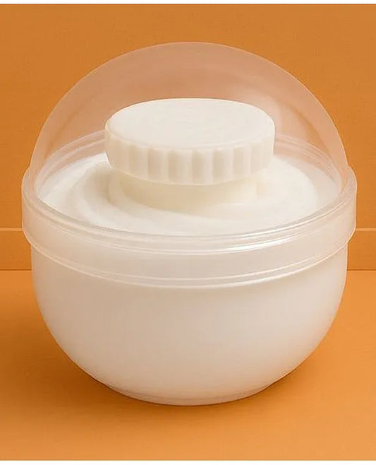 KIDS BASIC Baby Care Grooming Essential Combo | Soft Powder Puff with Built-In Storage Case + Nail Cutter + Nose Sucker + Hair Brush & Comb Set- White, Purple, Blue, Blue