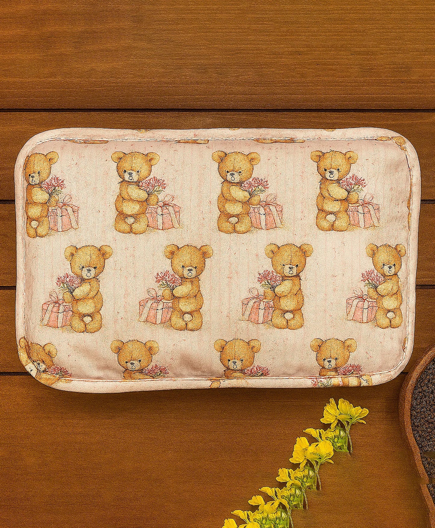 Super Soft Baby Mustard seeds Pillow with Detachable Washable Cover