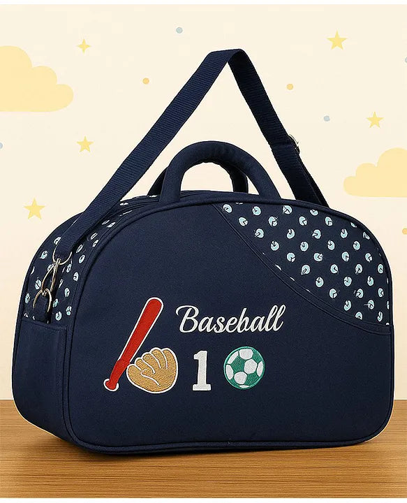 KIDS BASIC  Unique Ideas New Born Baby Multipurpose Polyester Diaper/Mother Bag with Holder Diaper Changing Multi Compartment