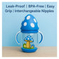 KIDS BASIC BPA Free Baby Mushroom Sipper Cup with Silicone Nipple Sippy Cup with Soft Silicone Spout Soft Silicone Nipple Sipper Cup with Handle