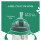KIDS BASIC Flap Baby Silicone Straw Sipper With Handle Spill Proof Sipper - 240ml