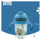 KIDS BASIC Flap Baby Silicone Straw Sipper With Handle Spill Proof Sipper - 240ml
