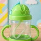 KIDS BASIC Flap Baby Silicone Straw Sipper With Handle L Spill Proof Sipper 120ml