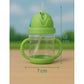 KIDS BASIC Flap Baby Silicone Straw Sipper With Handle L Spill Proof Sipper 120ml