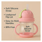KIDS BASIC Flap Baby Silicone Straw Sipper With Handle L Spill Proof Sipper 120ml