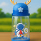 KIDS BASIC Deer HornPlastic Baby Silicone Straw Sipper Spill Proof Sipper - 600 ml