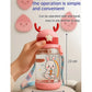 KIDS BASIC Deer HornPlastic Baby Silicone Straw Sipper Spill Proof Sipper - 600 ml