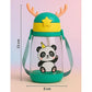 KIDS BASIC Deer HornPlastic Baby Silicone Straw Sipper Spill Proof Sipper - 600 ml