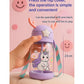 KIDS BASIC Deer HornPlastic Baby Silicone Straw Sipper Spill Proof Sipper - 600 ml