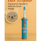 KIDS BASIC Children's Electric Toothbrush with Cartoon Characters, Soft Bristles Battery Operated Kids Cartoonic