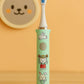 KIDS BASIC Children's Electric Toothbrush with Cartoon Characters, Soft Bristles Battery Operated Kids Cartoonic