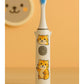 KIDS BASIC Children's Electric Toothbrush with Cartoon Characters, Soft Bristles Battery Operated Kids Cartoonic