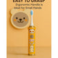 KIDS BASIC Children's Electric Toothbrush with Cartoon Characters, Soft Bristles Battery Operated Kids Cartoonic