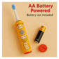 KIDS BASIC Children's Electric Toothbrush with Cartoon Characters, Soft Bristles Battery Operated Kids Cartoonic