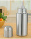 KIDS BASIC Stainless Steel Baby Feeding Bottle Bpa freen silicone nipple - Silver