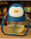KIDS BASIC Penguin Sippy Cup with Straw, Cute Water Bottle with Adjustable Strap for Toddlers