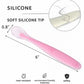 KIDS BASIC Feeding Spoon With Ultra Supple 100% Silicone Tip,Bpa Free - (Pack of 2)