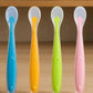 KIDS BASIC Feeding Spoon With Ultra Supple 100% Silicone Tip,Bpa Free - (Pack of 2)