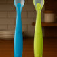 KIDS BASIC Feeding Spoon With Ultra Supple 100% Silicone Tip,Bpa Free - (Pack of 2)