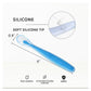 KIDS BASIC Feeding Spoon With Ultra Supple 100% Silicone Tip,Bpa Free - (Pack of 2)