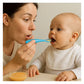 KIDS BASIC Feeding Spoon With Ultra Supple 100% Silicone Tip,Bpa Free - (Pack of 2)