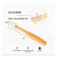KIDS BASIC Feeding Spoon With Ultra Supple 100% Silicone Tip,Bpa Free - (Pack of 2)