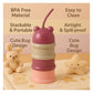 KIDS BASIC 3 - Layer Cute Bear Portable Baby Food & Milk Powder Container - Multicolor