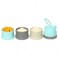KIDS BASIC 3 - Layer Cute Bear Portable Baby Food & Milk Powder Container - Multicolor