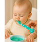KIDS BASIC Silicone Spoon for Baby Feeding, BPA Free Food Grade Material Spoon, Baby Feeding Spoon with Comfortable Grip Handle