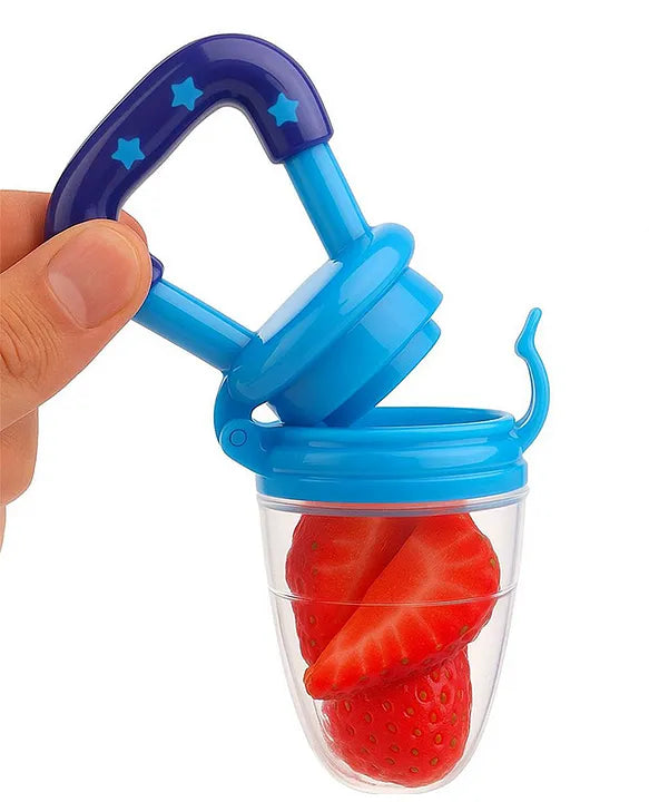 KIDS BASIC baby Silicone Food/Fruit Nibbler, Baby Food and Fruit Feeder Combo -Pack Of 2