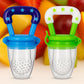 KIDS BASIC baby Silicone Food/Fruit Nibbler, Baby Food and Fruit Feeder Combo - (Pack Of 2)
