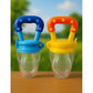 KIDS BASIC baby Silicone Food/Fruit Nibbler, Baby Food and Fruit Feeder Combo -Pack Of 2