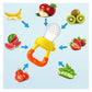 KIDS BASIC baby Silicone Food/Fruit Nibbler, Baby Food and Fruit Feeder Combo - (Pack Of 2)