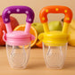 KIDS BASIC baby Silicone Food/Fruit Nibbler, Baby Food and Fruit Feeder Combo -Pack Of 2