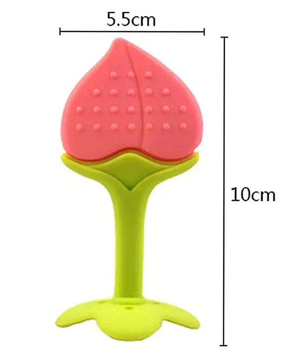 KIDS BASIC Silicone BPA Free Natural Tree Shape Teether 100% Bpa Free Non Toxic (Pack Of 2)