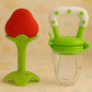 KIDS BASIC Bpa Free 100 % Silicone Fruit Shape Teether And Fruit Feeder