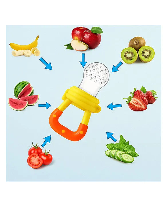 KIDS BASIC Bpa Free 100 % Silicone Fruit Shape Teether And Fruit Feeder