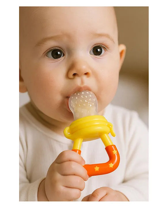 KIDS BASIC Bpa Free 100 % Silicone Fruit Shape Teether And Fruit Feeder