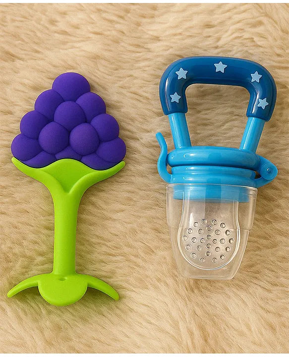 KIDS BASIC Bpa Free 100 % Silicone Fruit Shape Teether And Fruit Feeder