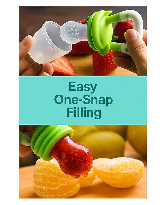 KIDS BASIC Bpa Free 100 % Silicone Fruit Shape Teether And Fruit Feeder