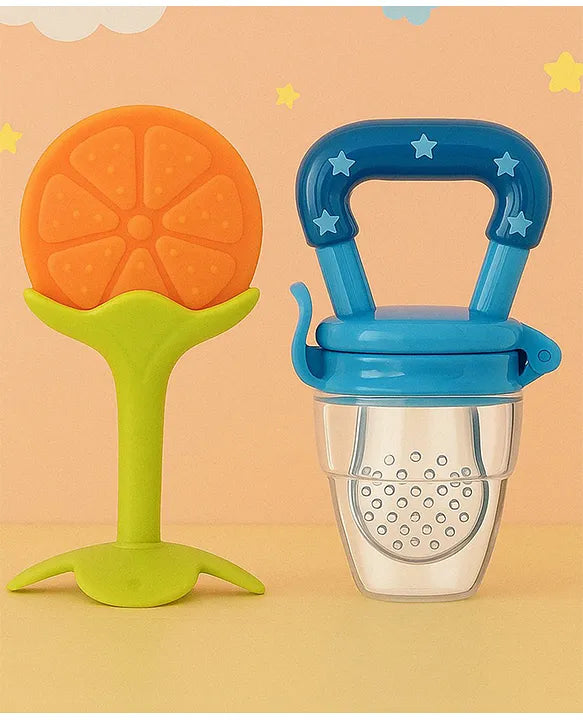 KIDS BASIC Bpa Free 100 % Silicone Fruit Shape Teether And Fruit Feeder