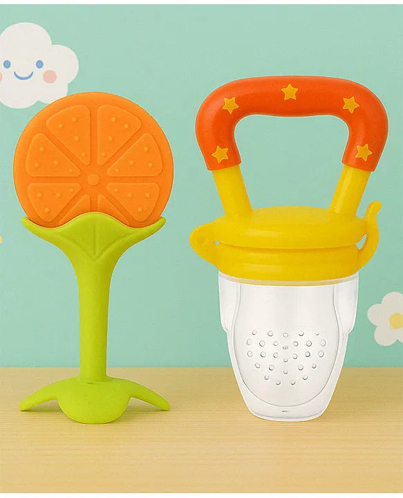 KIDS BASIC Bpa Free 100 % Silicone Fruit Shape Teether And Fruit Feeder