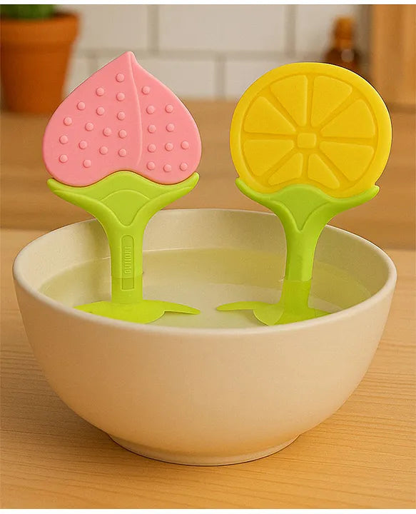 KIDS BASIC Bpa Free 100 % Silicone Fruit Shape Teether And Fruit Feeder