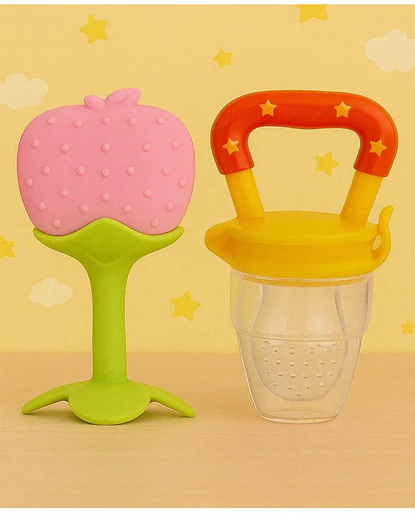 KIDS BASIC Bpa Free 100 % Silicone Fruit Shape Teether And Fruit Feeder