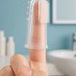 KIDS BASIC  Silicone Baby Finger Toothbrush, Great for Massaging & Cleaning Gums, Use Soft Brush For Kids & New Born Baby, First Teeth, BPA - Free
