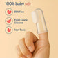 KIDS BASIC  Silicone Baby Finger Toothbrush, Great for Massaging & Cleaning Gums, Use Soft Brush For Kids & New Born Baby, First Teeth, BPA - Free