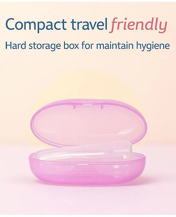 KIDS BASIC  Silicone Baby Finger Toothbrush, Great for Massaging & Cleaning Gums, Use Soft Brush For Kids & New Born Baby, First Teeth, BPA - Free