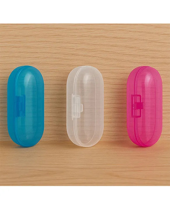 KIDS BASIC  Silicone Baby Finger Toothbrush, Great for Massaging & Cleaning Gums, Use Soft Brush For Kids & New Born Baby, First Teeth, BPA - Free