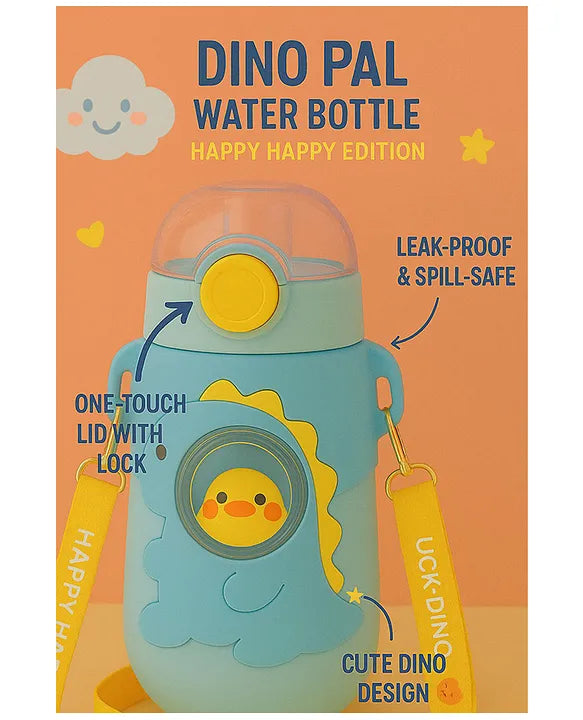 KIDS BASIC Cat Water Bottle, Flip Lid, Water Bottle Hot and Cold, Leakproof Sport BPA Free ,Water Jug for School Travel 500ml