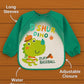 KIDS BASIC Long Sleeve Bibs, Waterproof Baby Bibs, Toddler Sleeved Bib, Baby Smock for Eating Feeding